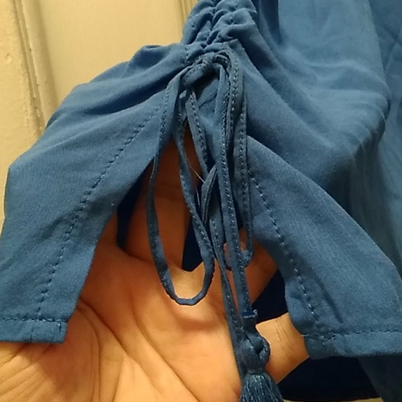 Nwt Royal & White Blouse (3X) - Picture 4 of 9